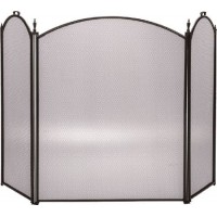 Bronze 3 Fold Arched Screen - 32 inch - B00M8MMEWK